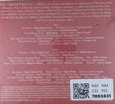 Faiz Ahmed Faiz, Mehdi Hassan, Begum Akhtar, Iqbal Bano, Farida Khanum, Nayyara Noor, Shahryar, Zehra Nigah, Malika Pukhraj, Noor Jehan - Great Works of Faiz Ahmed Faiz (CD) (3)